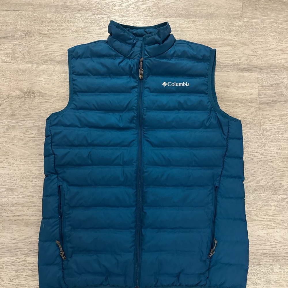 Columbia Teal Quilted Vest